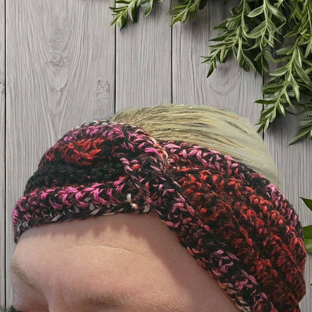 Multicolor Knit Headband